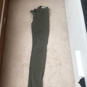 Olive jeggings